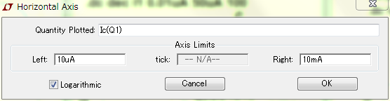 X-Axis setting