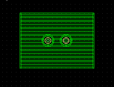 Thermal land layout